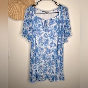 Show me your mumu floral mini dress